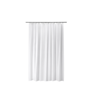 IKEA - Shower curtain, white 180 x 200 cm - Fabric Fall Curtains Waterproof Stylish
