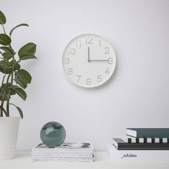 IKEA Wall clock TROMMA white25 cm