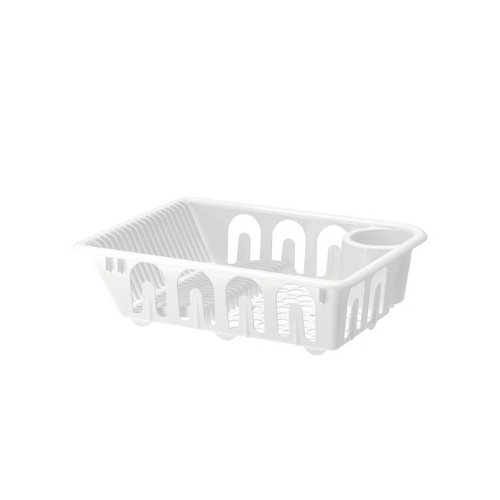 FLUNDRA Dish drainer, white