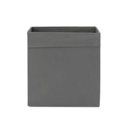 IKEA Box, dark grey, 33x38x33 cm, DRONA
