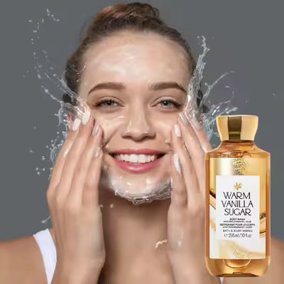 Bath & Body Works Warm Vanilla Sugar Moisturizing Body Wash – Sweet, Soft & Hydrating