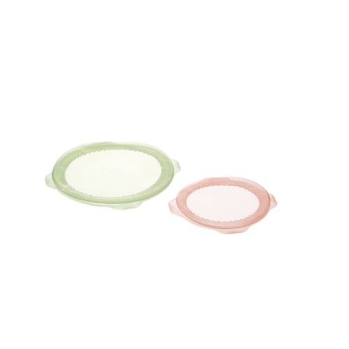 Reusable Silicone Food Covers Food Cover Set, Set of 2, Silicone
