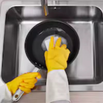 IKEA RINNIG Cleaning gloves, green