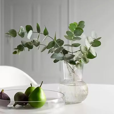 PÅDRAG Vase clear glass 17 cm – IKEA tableware & Home decoration Vase – for Modern Antique Tabletop washable