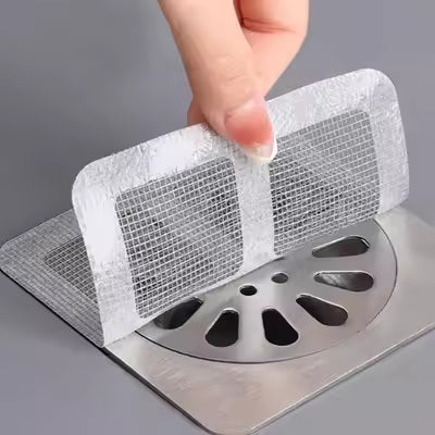 Shower Drain Hair Catcher Mesh Stickers