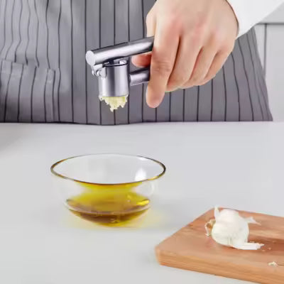 KONCIS Garlic press, stainless steel