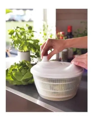IKEA UPPFYLLD Salad spinner, white