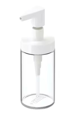 Kitchen Soap Dispenser Washroom & bathroom  Glass White, Wide Opening For Easy Refilling TACKAN IKEA