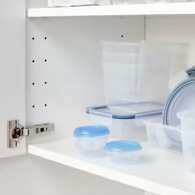 IKEA PRUTA Food container, transparent/blue, 70 ml, pack of 3