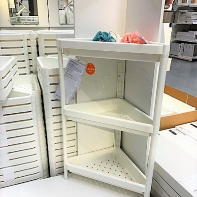 VESKEN Corner Shelf | Space-Saving Bathroom