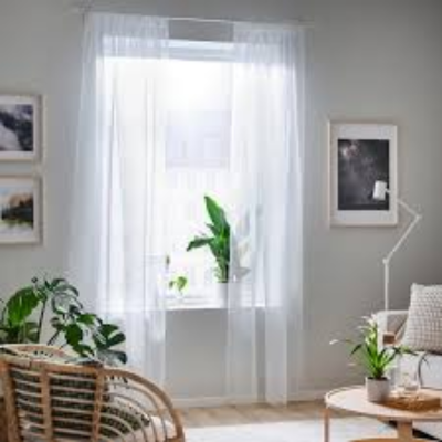 TERESIA Sheer Curtains (Pair)