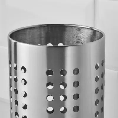 Stainless Steel Kitchen Utensils Storage Tube Rack Cutlery