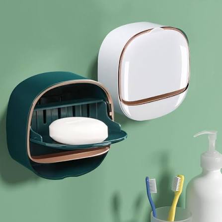 Wall Mounted Foldable Soap Holder (Random Colours)