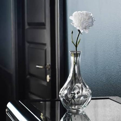 IKEA VILJESTARK Glass Vase 17cm Home and Office Flower Decor
