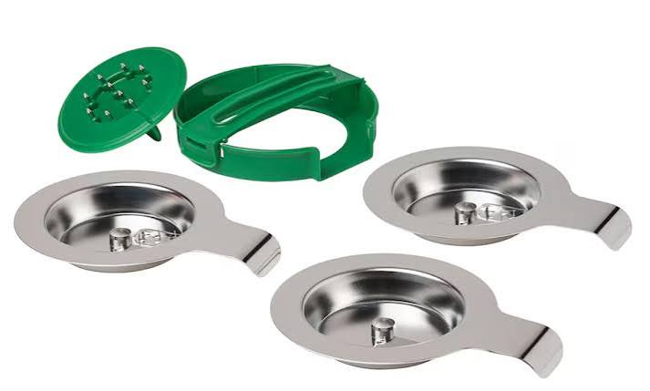IKEA TABBERAS Vegetable Spiralizer, Stainless Steel/Green