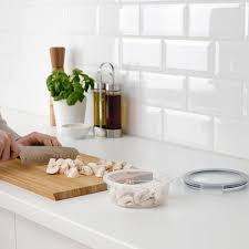 IKEA 365+ food container, round/plastic, 450 ml
