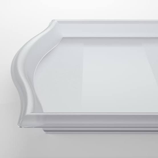 IKEA Tray for Serving, transparent, 52x35 cm