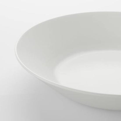 OFTAST Deep Plate, White, 20 cm