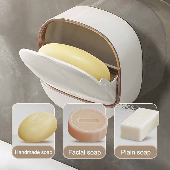 Wall Mounted Foldable Soap Holder (Random Colours)