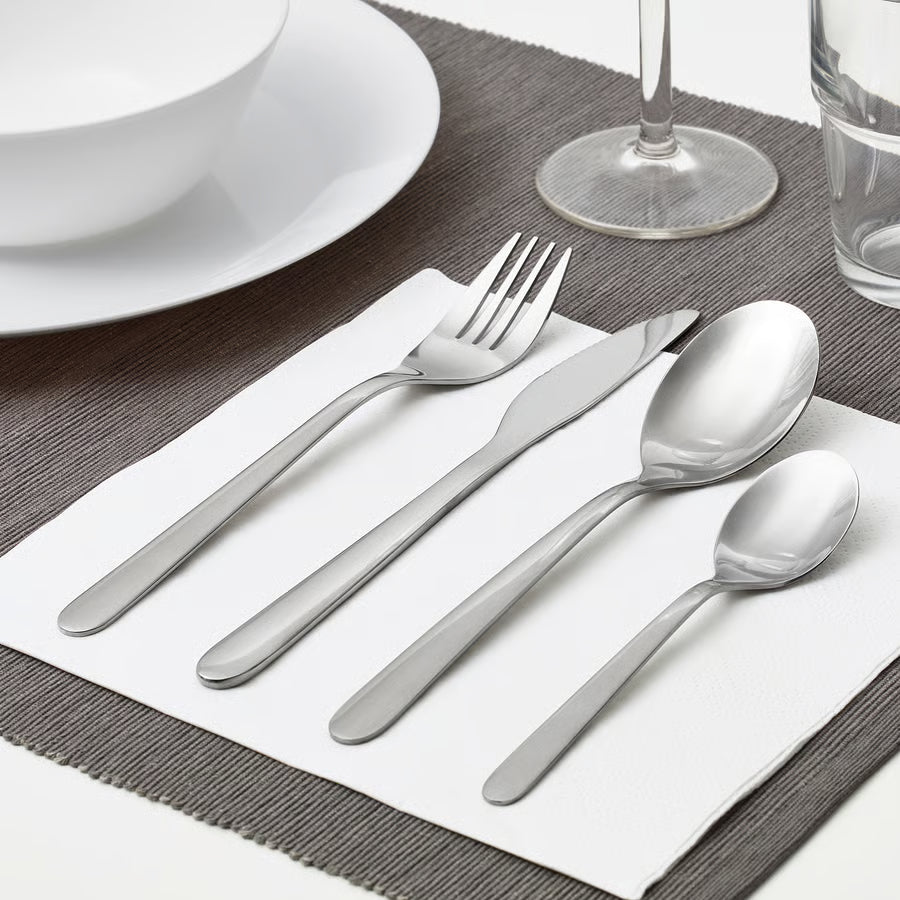 IKEA MOPSIG 16-piece cutlery set stainless steel