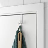 IKEA SEKINER hook for Door white Over Door Hook - Towel Hanger Organizer
